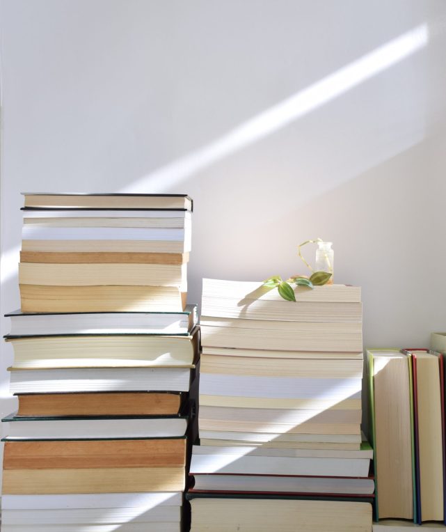 stack of books